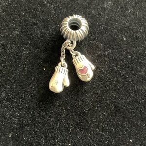 Pandora winter mittens dangle charms